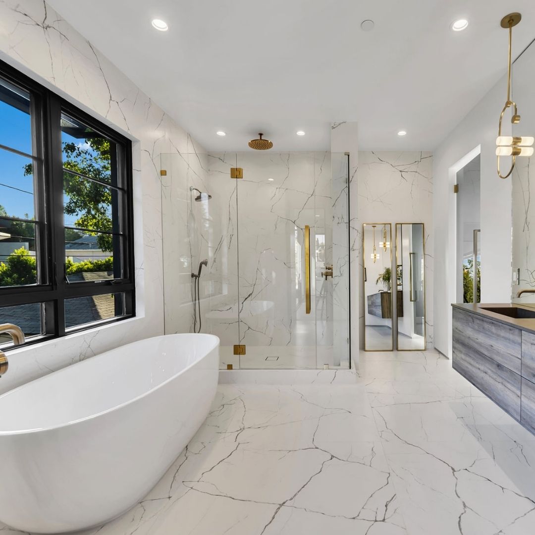 newly renovated bathroom